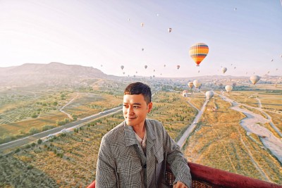 Quang Vinh đến Cappadocia: Thiên đường nhiếp ảnh với bầu trời đầy khinh khí cầu