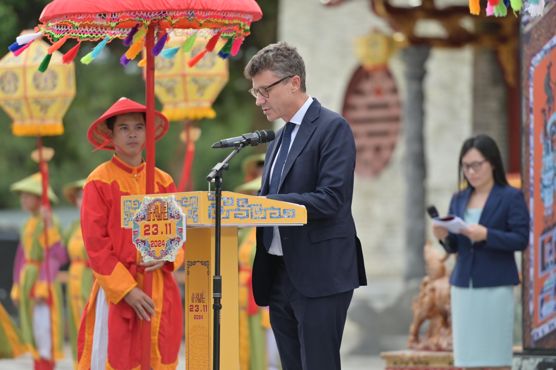  ông Jonathan Wallage Baker - Trưởng đại diện UNESCO tại Việt Nam