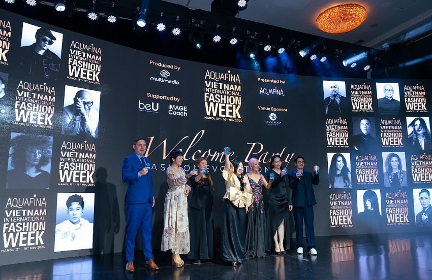 Aquafina Vietnam International Fashion Week khởi đầu đầy hoành tráng tại tiệc Welcome Party