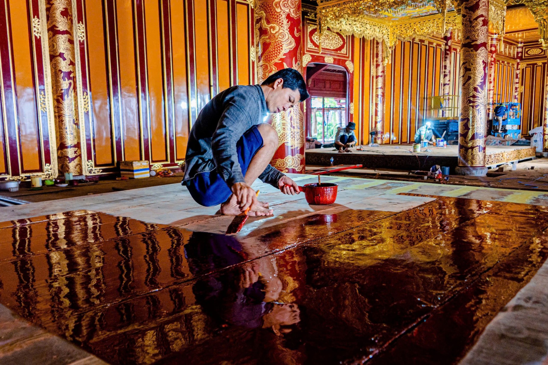 Điện Thái Hòa lộng lẫy sau khi trùng tu