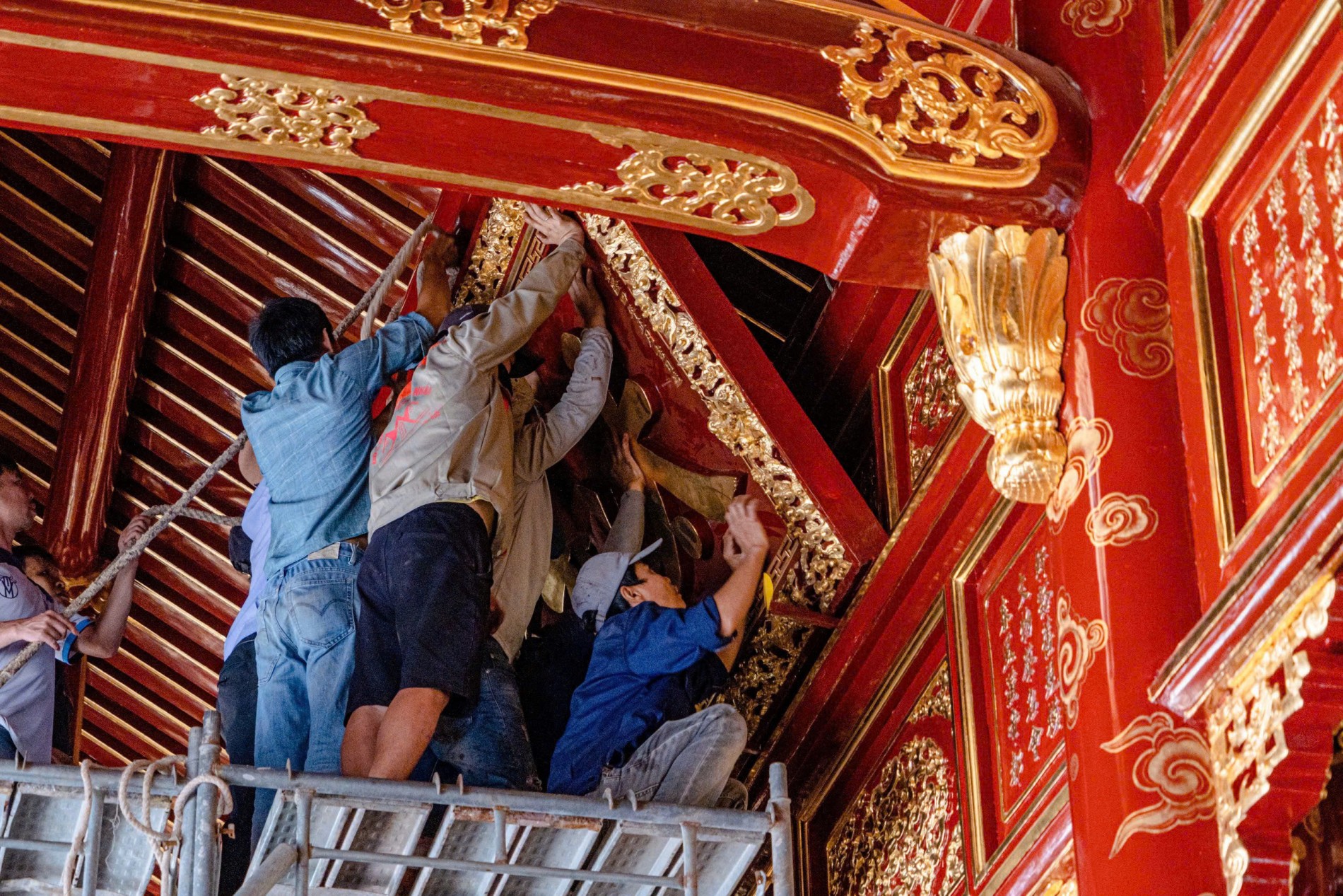 Điện Thái Hòa lộng lẫy sau khi trùng tu