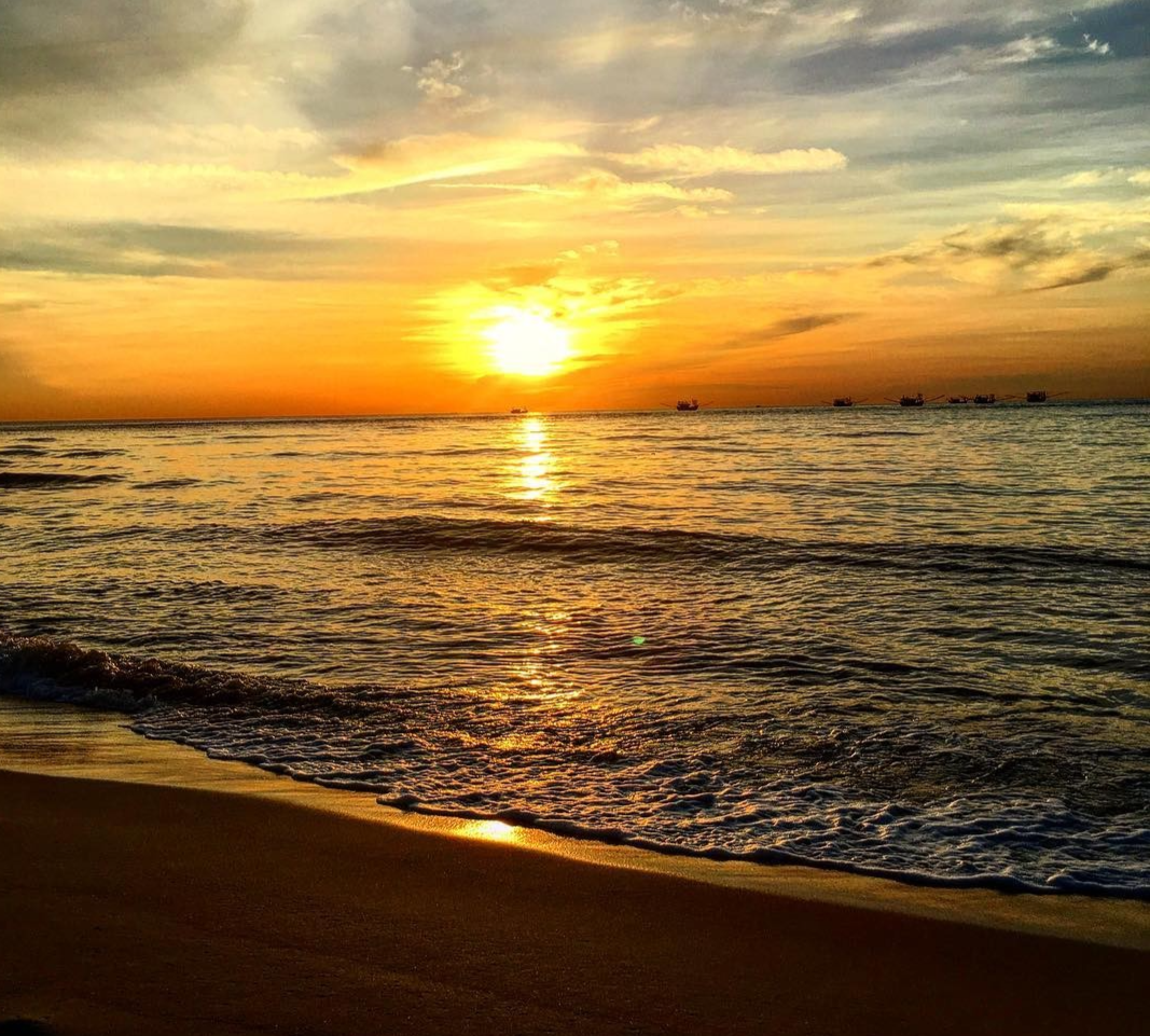 Cảnh đẹp nơi hoàng hôn buông xuống. Ảnh: @nguyennn_vn
