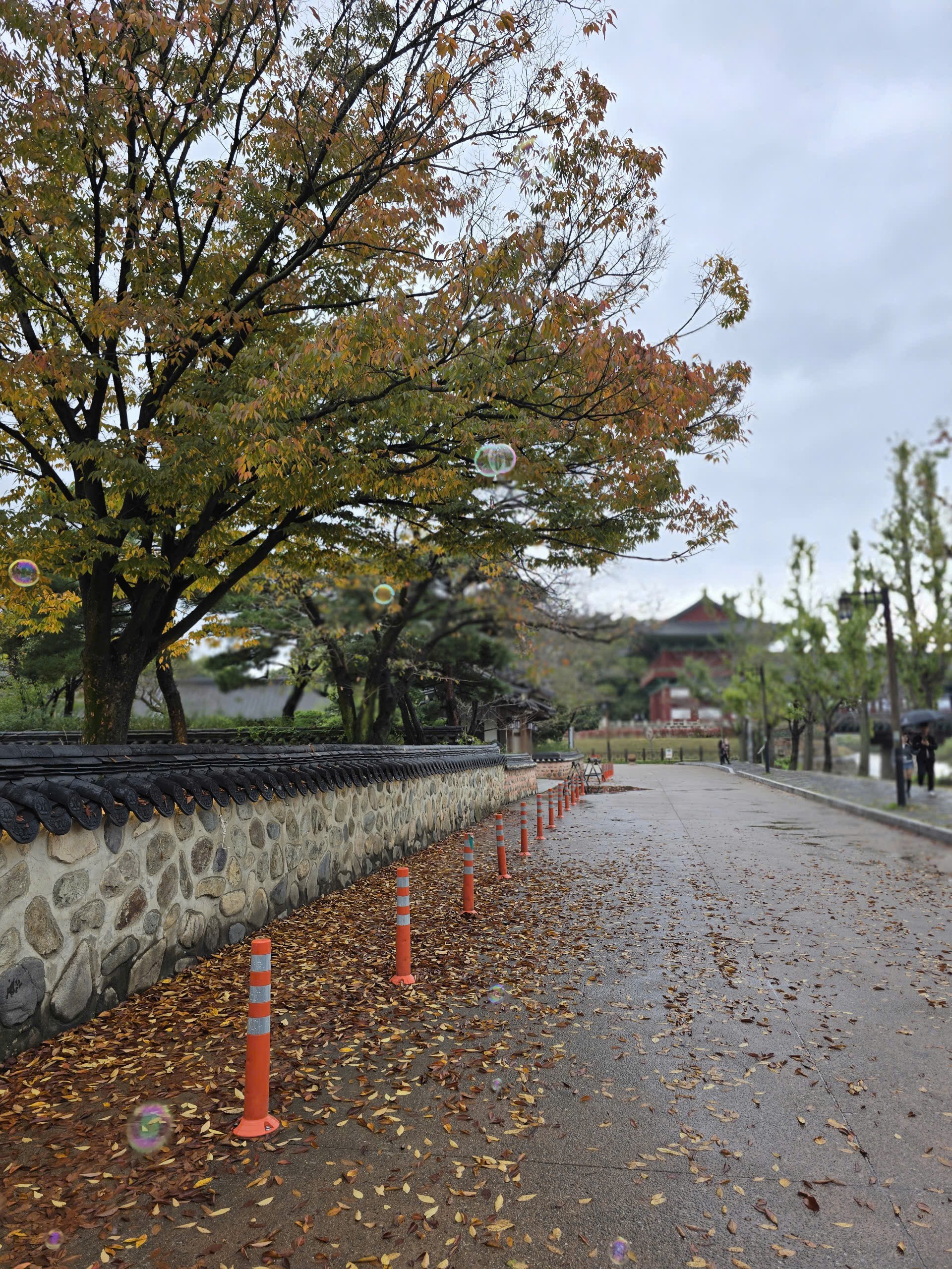 Gyeongju vào một ngày mưa