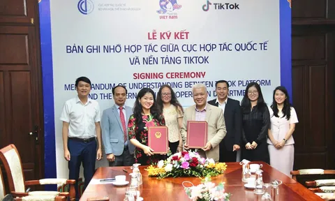 Cục Hợp tác quốc tế và nền tảng TikTok hợp tác quảng bá văn hoá, thể thao và du lịch
