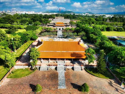 Điện Thái Hòa diện màu áo "vàng son" rực rỡ sau 3 năm trùng tu