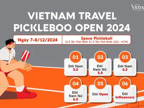 Hé lộ đặc quyền dành riêng cho dàn VĐV VietnamTravel Pickleboo Open 2024