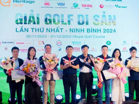 Giải Golf Di Sản lần thứ nhất - Ninh Bình 2024 thành công tốt đẹp