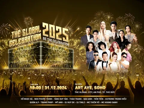 Hé lộ sân khấu lập phương khổng lồ của đêm countdown The Global Celebration tại The Global City